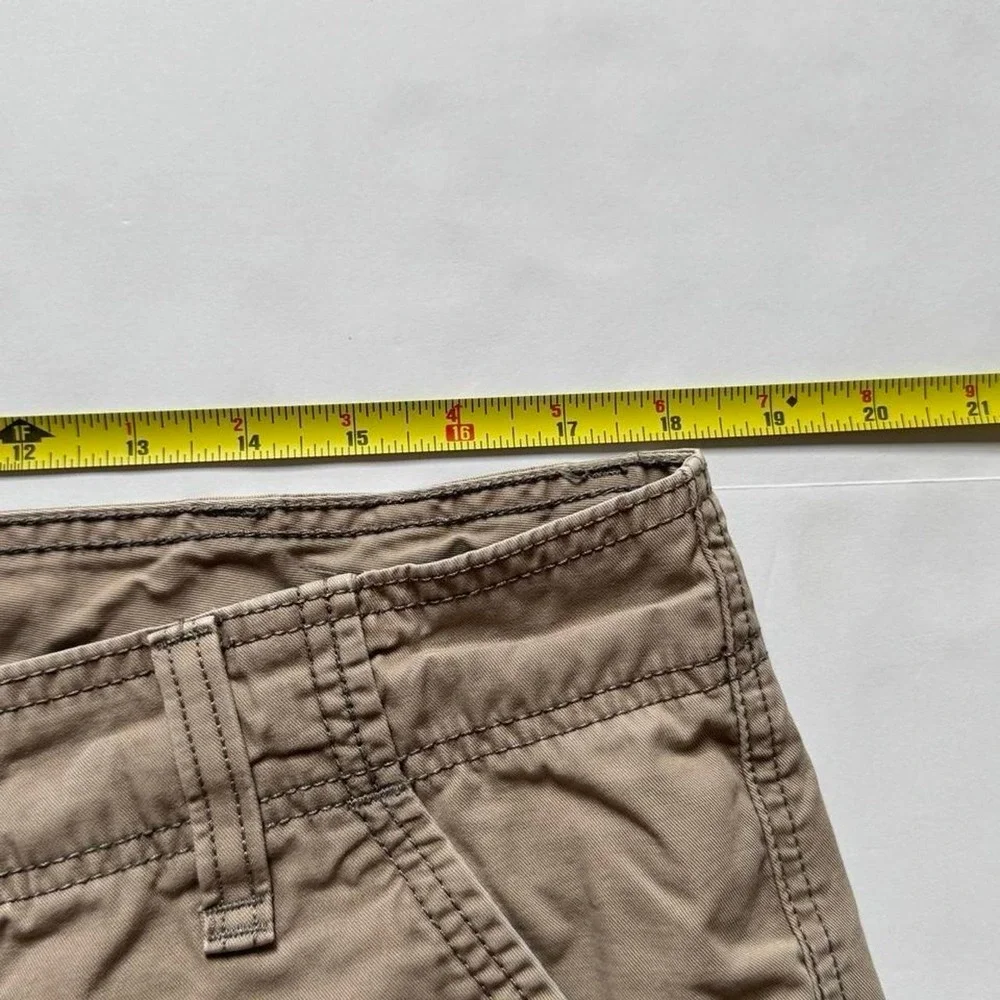 Levis Mens Khaki Cargo Shorts Tan Cotton Utility Workwear Gorpcore Size 38